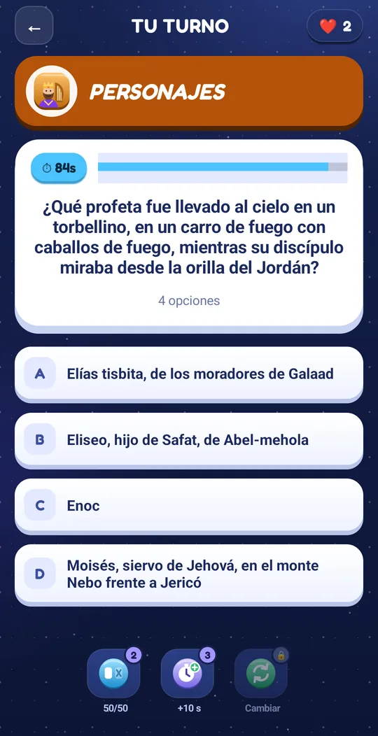 Pregunta con ayudas